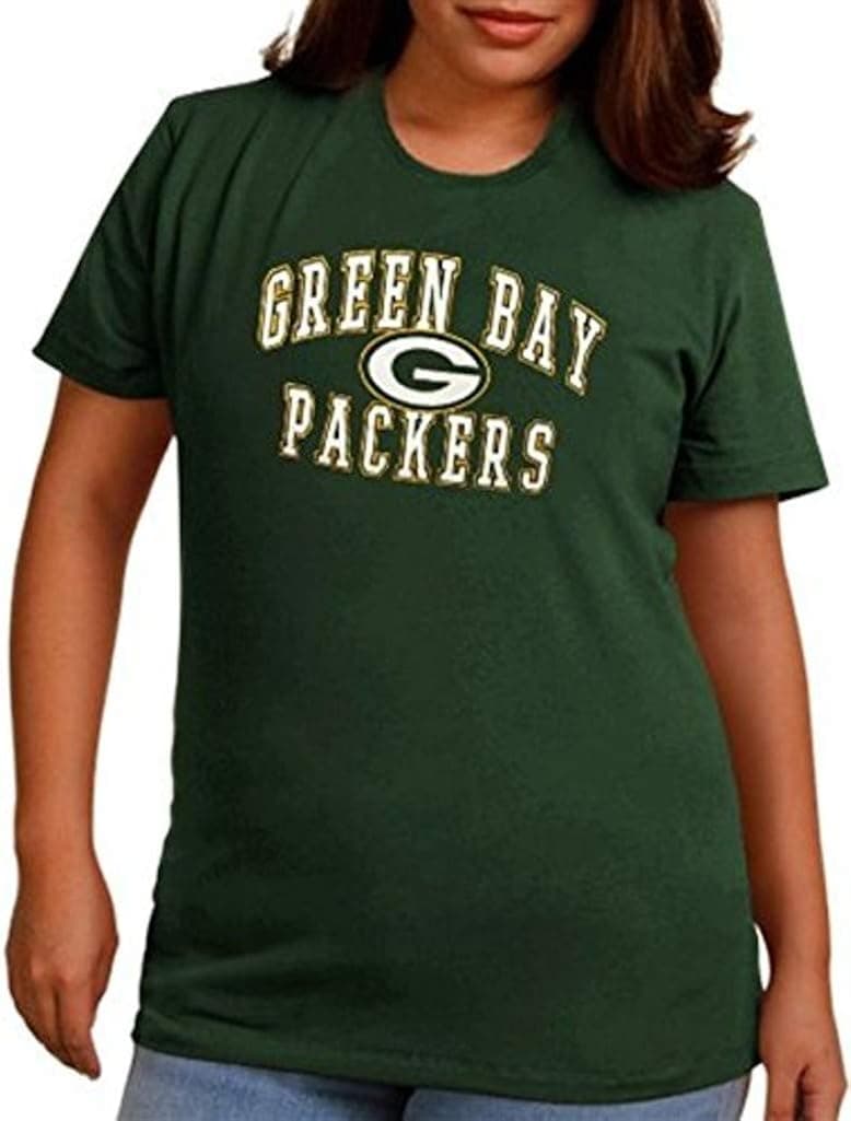 Green Bay Packers NFL Team Apparel Women's Forward Progress Shirt Plus Sizes (1XL)