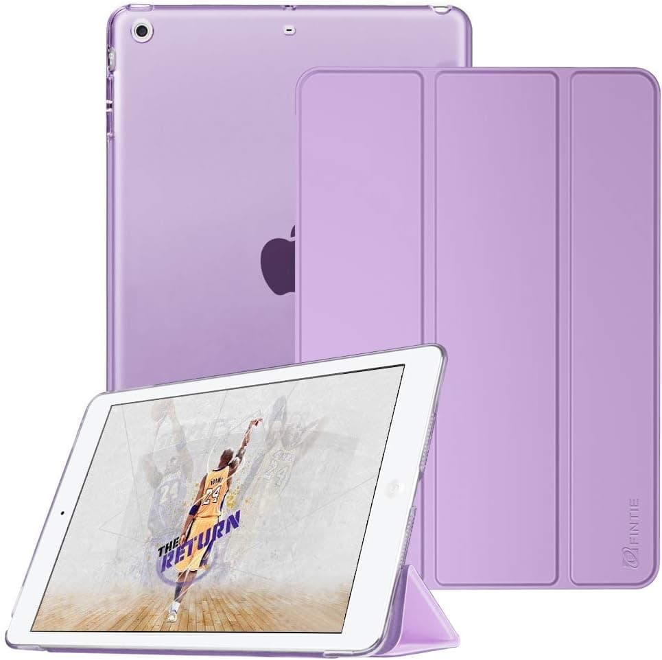 Fintie Case for iPad Mini 3/2 / 1 - Lightweight Smart Slim Shell Translucent Frosted Back Cover Protector Supports Auto Wake/Sleep for iPad Mini 1 / Mini 2 / Mini 3, Lavender Purple
