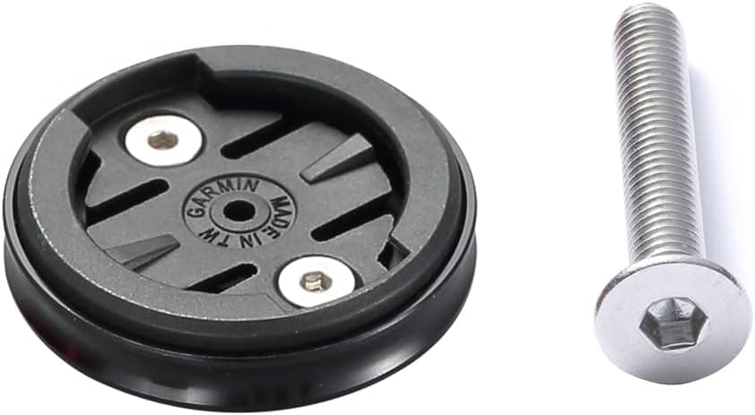 Cestbon Gravity Cap Computer Mount for Garmin Edge Wahoo Elemnt Mini Blot Roam Bryton Rider Stages Dash Bicycle Stem Headset Top Cap Mount Black