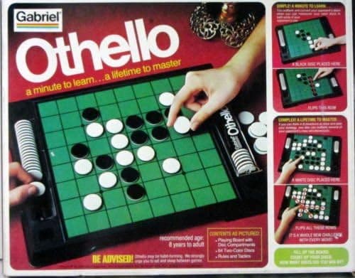 Othello "A Minute to Learn...A Lifetime To Master" Board Game - Gabriel 1979