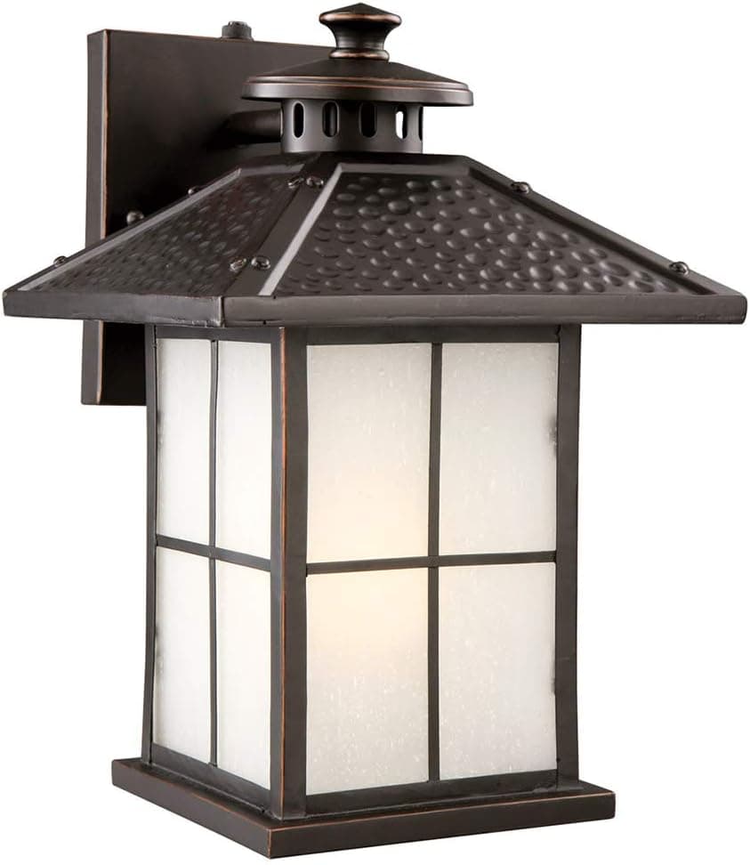 Design House 516781 Gladstone 1 Light Indoor/Outdoor Fluorescent Wall Light, Oil Rubbed Bronze