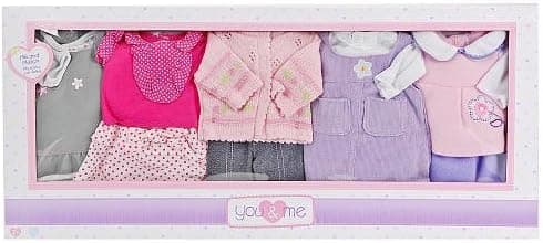 You & Me 12-15 inch 5-in-1 Doll Fashions