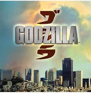 Godzilla 2014 Party Beverage Napkin-16 count