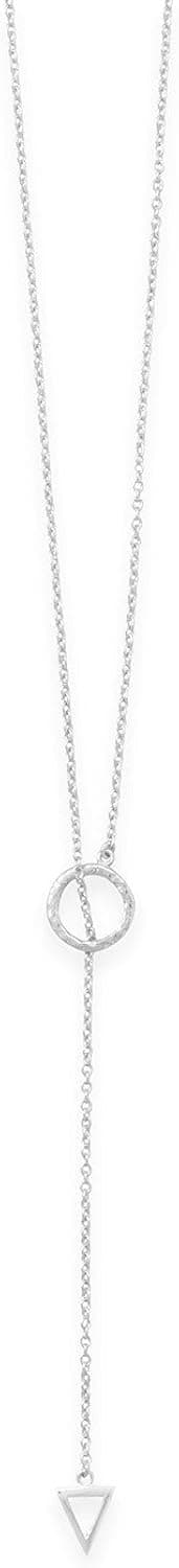 DennyBlaine & Co. 14k Gold Plated Sterling Silver Lariat Necklace, 24"