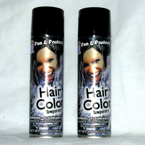 Lot of 2 - Fun & Fantasy - Temporary Hair Color - Black