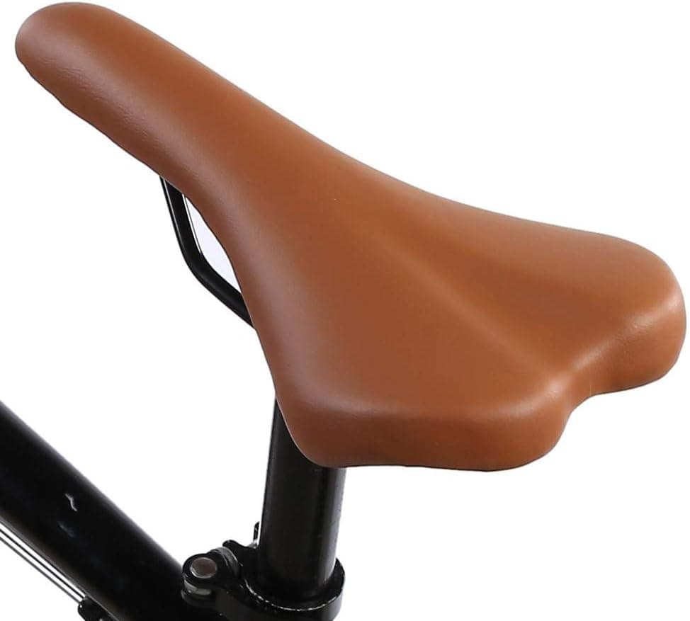 VGEBY1 Bike Seat, 2 Colors Shockproof Wear-Resistant PU Leather Bicycle Saddle Cycling Cushion