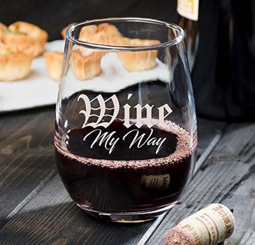 Personalized Stemless Wine Glass