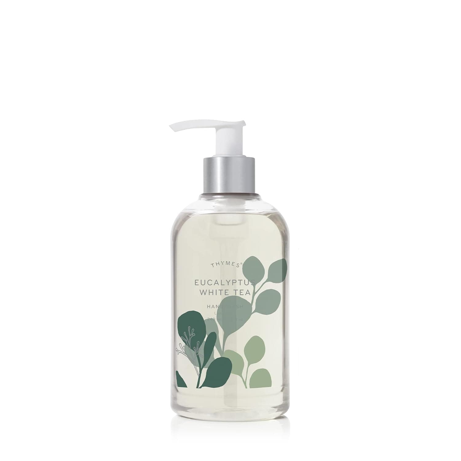 Thymes Hand Wash Silver Pump - 8.25 Fl Oz - Eucalyptus White Tea