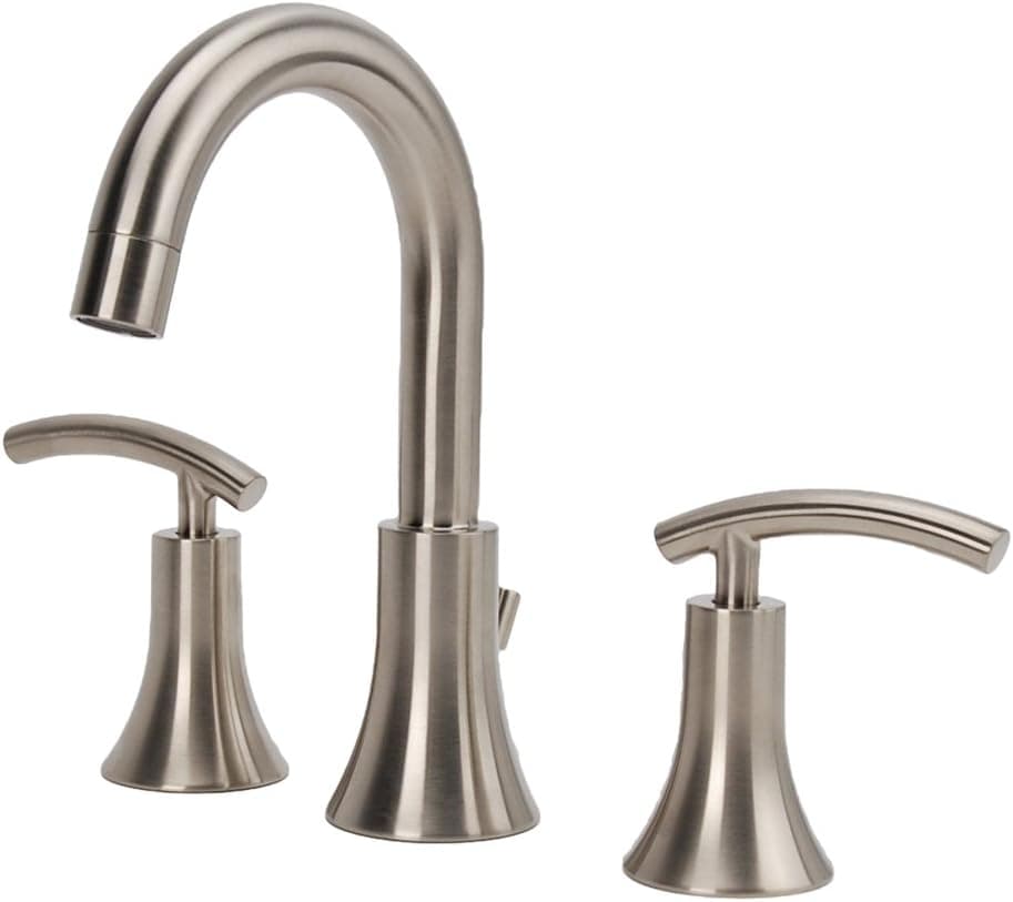 Fontaine Vincennes Brushed Nickel Widespread Bathroom Faucet