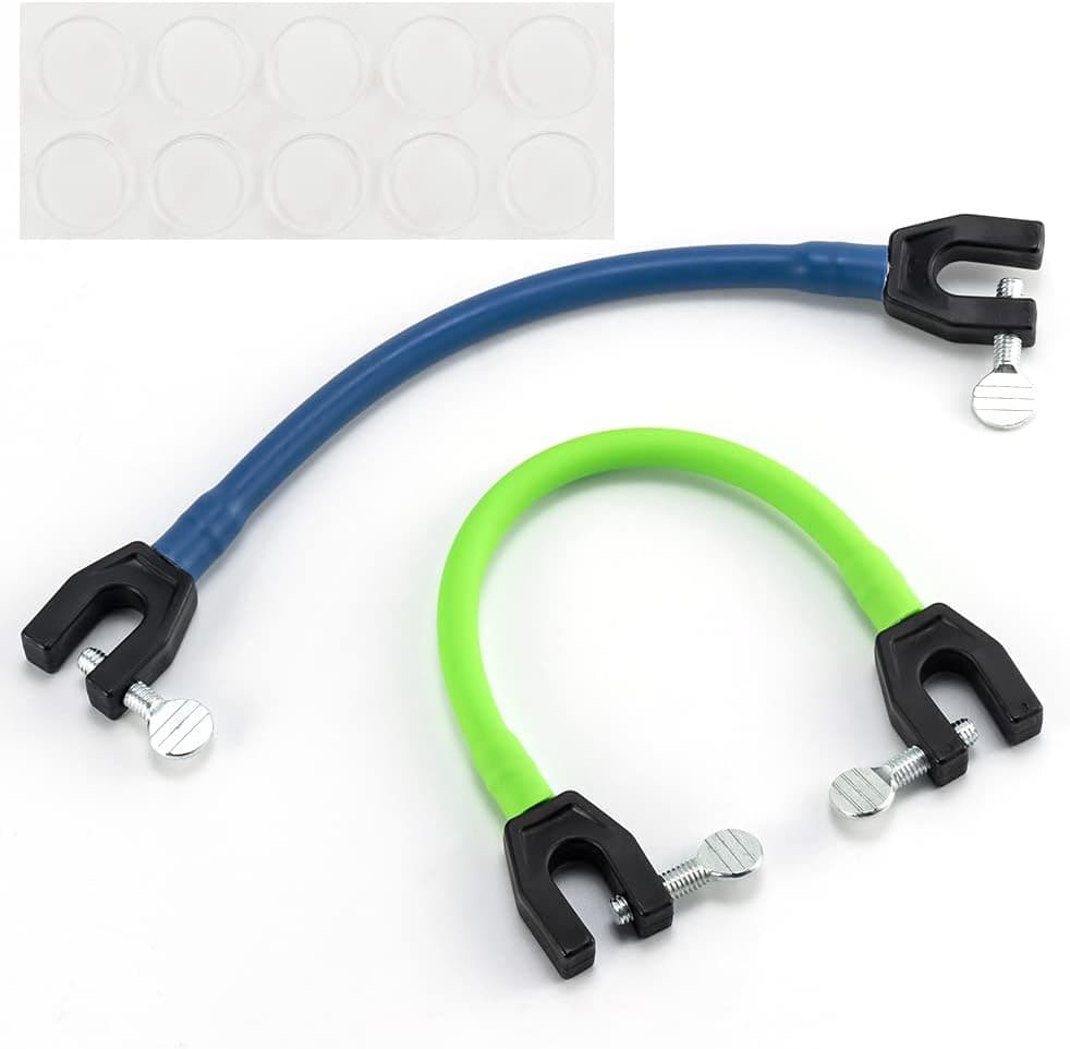 UrbanMover 2pcs Ski Tip Connectors with 8pcs Gaskets Ski Wedge Trainer Ski Teaching Product for Kids Beginners Portable & Simple
