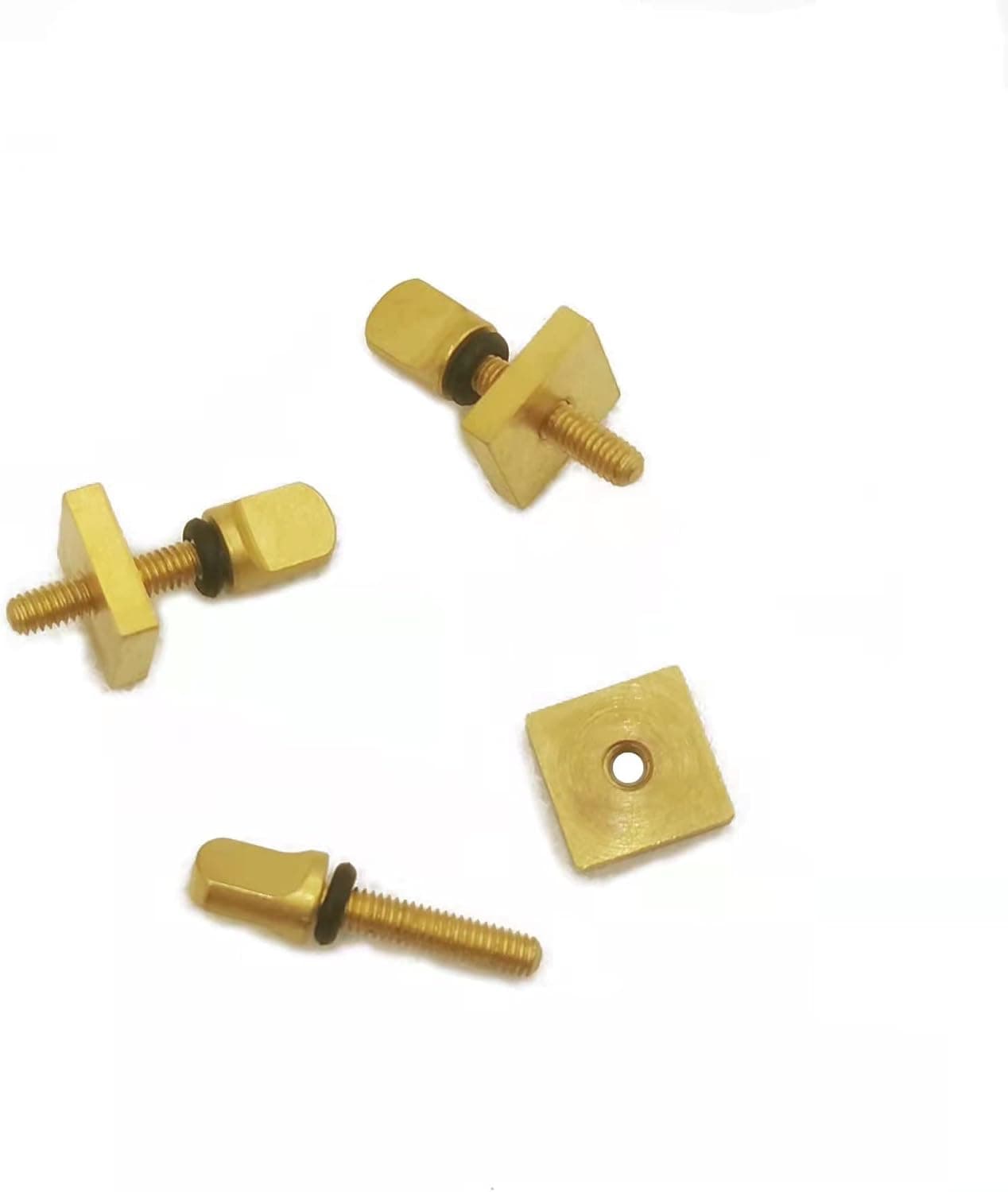 Ding Li Surfboard Fin Screw 3PCS No Tool Advanced Center Fin Screw for Longboard and SUP Brass Material