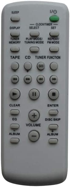 HCDZ Replacement Remote Control for Sony RM-SC50 MHC-RG295 HCD-RG295 MHC-GX470 HCD-GX470 MHC-GX570 HCD-GX570 Micro Hi-Fi Component System