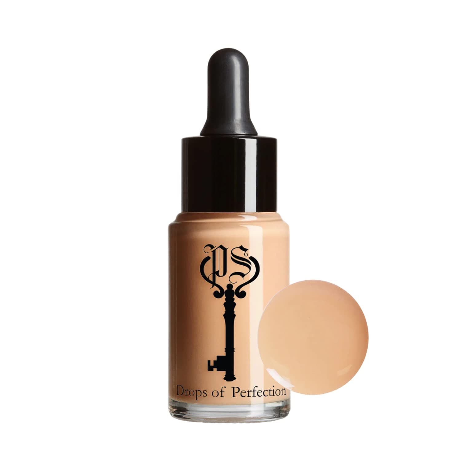 Private Society Cosmetics Luxury Beauty Products - Drops of Perfection Buildable Coverage Foundation - Skin Balancing & Hydrating Primer Infused Color Correcting Water-Based Oil-Free Formula - Tan