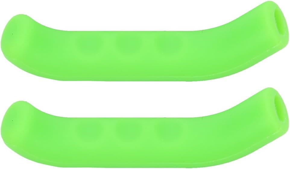 Dilwe Bike Brake Lever Cover, 1 Pair Silicone Anti-Slip Brake Lever Sleeve Brake Handle Lever Protection for Most Mountain Road Bikes (Green)