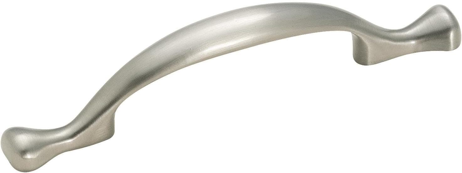 Amerock | Cabinet Pull | Satin Nickel | 3 inch (76 mm) Center to Center | Everyday Heritage | 1 Pack | Drawer Pull | Drawer Handle | Cabinet Hardware