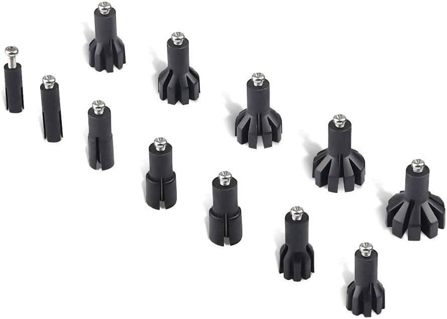 ARKSight Green/Red Boresighter’s tip adapters for 0.17 to 0.78 Caliber Plastic Adapters Universal Arbor (2 Packs)