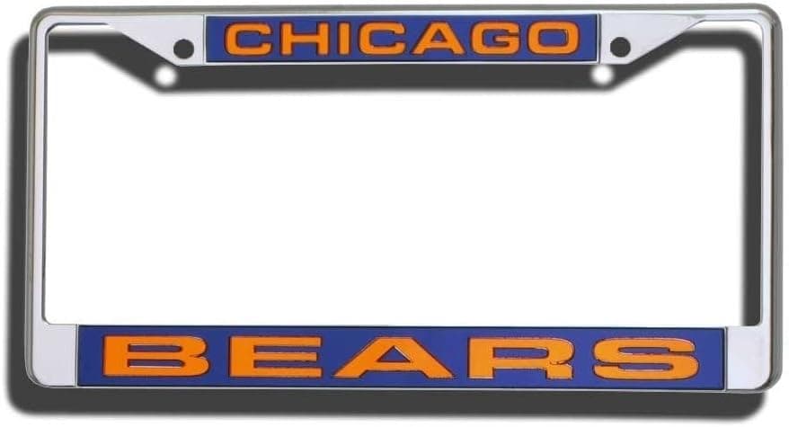 Rico Chicago Bears Laser Chrome Frame