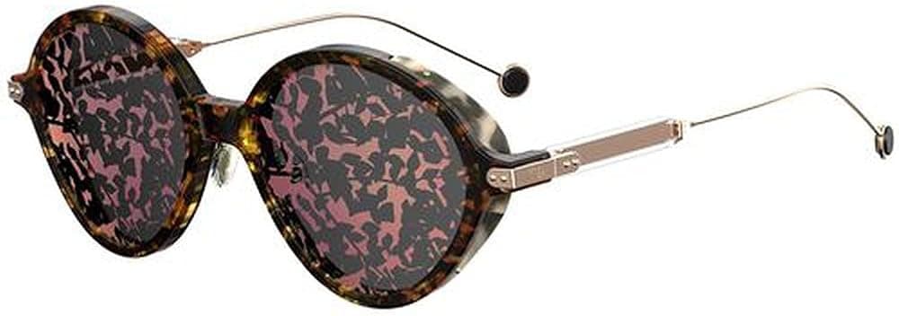 Dior 233870-00X3 Sunglasses HVN RED GOLD w/GREY PK MD 52mm