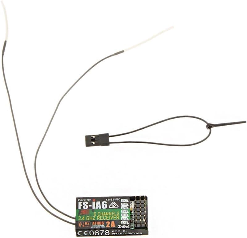 GoolRC 2.4G FS-iA6 6 Channel Remote Control Receiver with Double Antenna Compatible Flysky i4 i6 i10 GT2E GT2F GT2G Transmitter