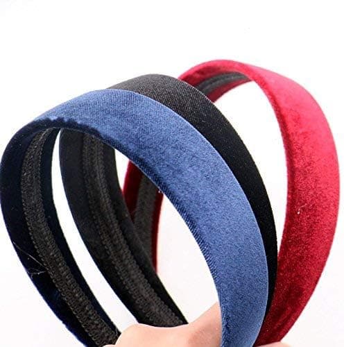 JETEHO 3 Pcs Womens Padded Headbands Velvet Alice Hairband