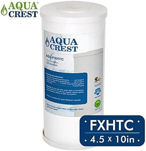 AQUA CREST FXHTC Whole House Water Filter, Compatible with FXHTC, American Plumber WRC25HD Whole Home System Filter