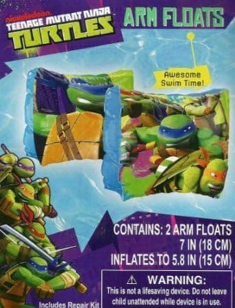 5Star-TD TMNT: Teenage Mutant Ninja Turtle Set of 2 Swimming Pool Arm Floats