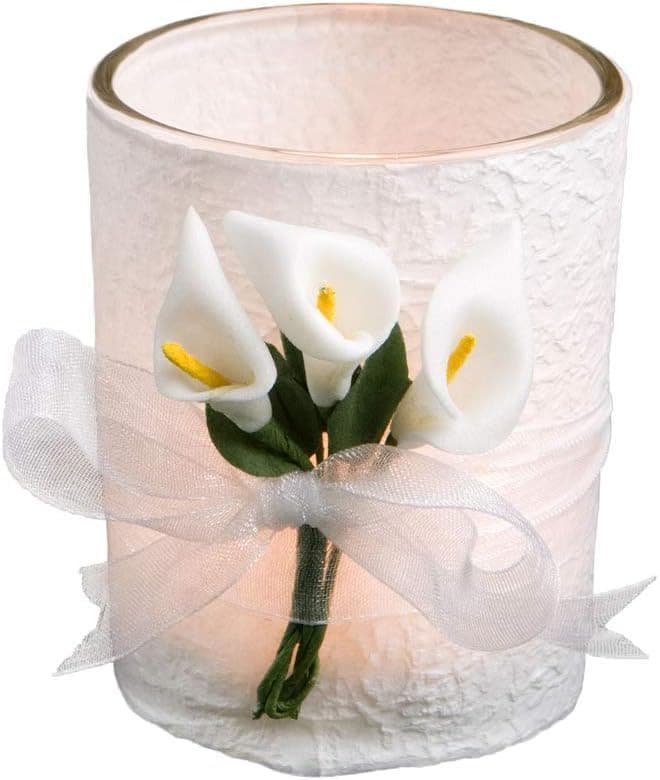Stunning calla lily design candle favors, 36