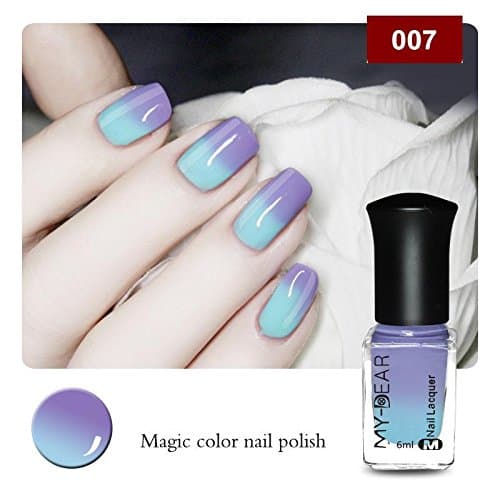 CHRWANG 1 Bottle Miraculous 6ml Changing Nail Polish 6ml 007