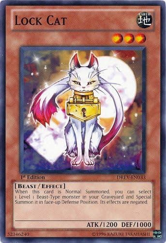 Yu-Gi-Oh! - Lock Cat (DREV-EN033) - Duelist Revolution - 1st Edition - Common