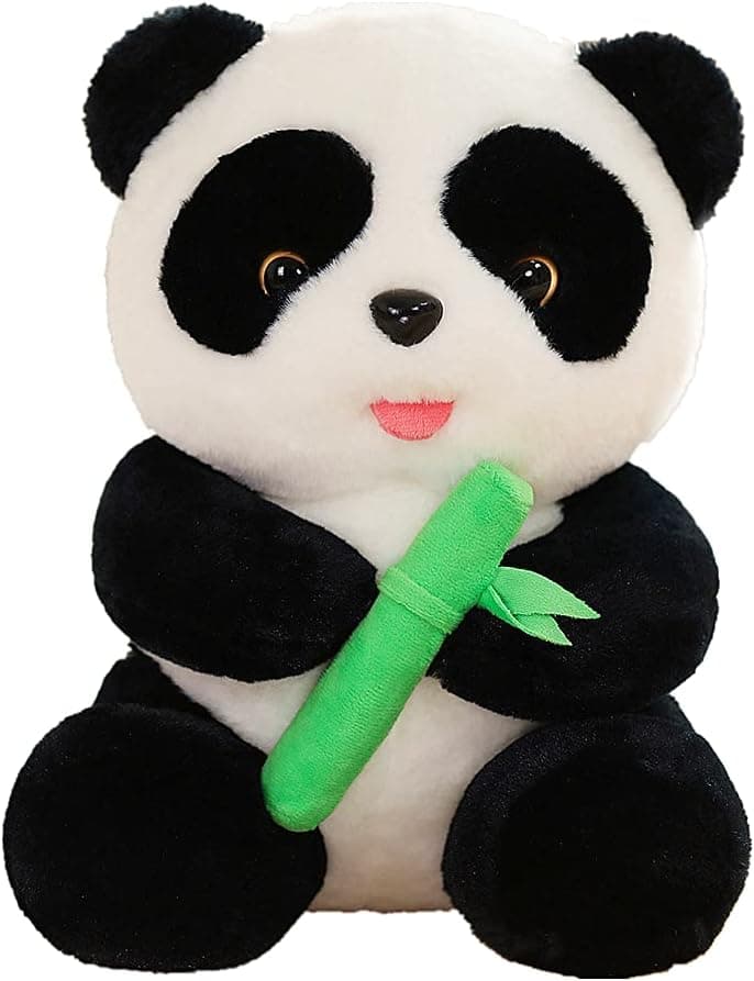 AUCOOMA Panda Stuffed Animal for Kids Girls Toddlers, Stuffed Panda Plush Toy Gift (11")