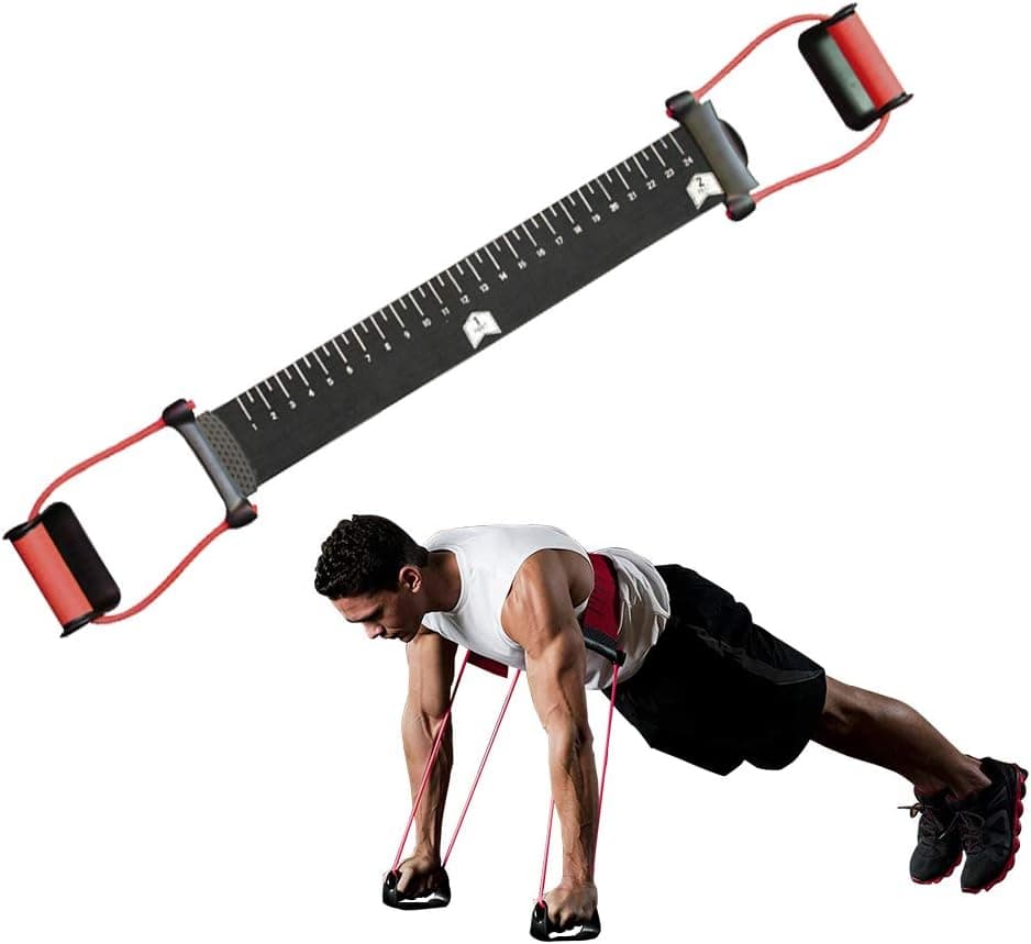 KIKIGOAL Push up Bars Stands,Stable Resistance Band Pushup Aid Exercise Equipment,with Slip-Resistant Comfortable Grip,for Home Gym Men and Women Muscles Chest Workout