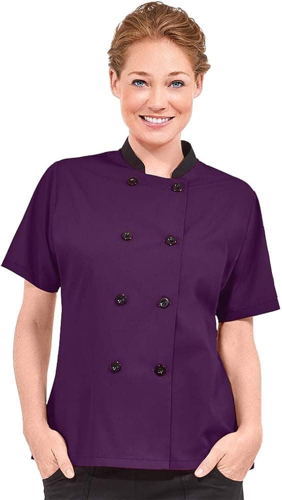 Women’s Lightweight Chef Coat (XS-3X, 9 Colors)