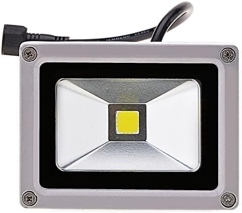 Solar Power LED Flood Night Light 10w Garden Spotlight Waterproof Outdoor Lamp (Energy class A++) (Cold White)