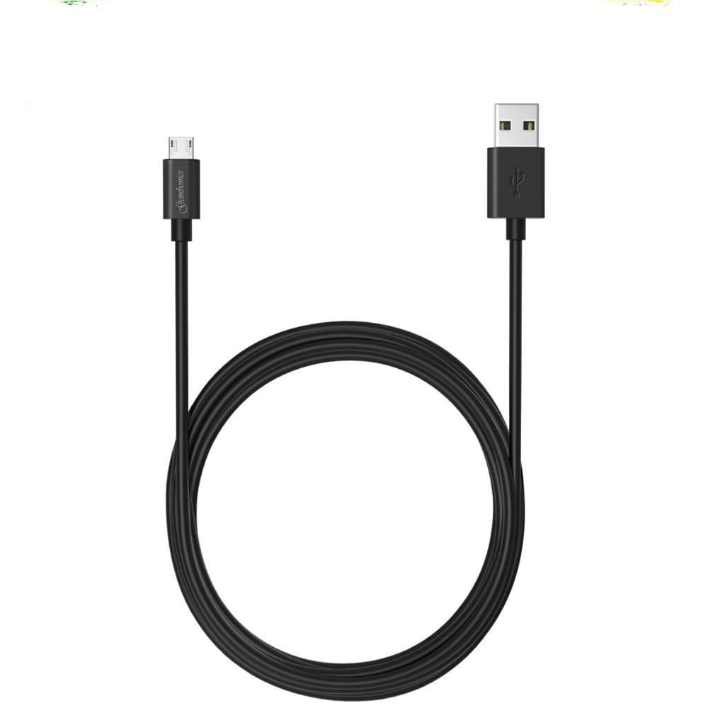 USB Charger, 3ft Premium Quality Cable (Black)