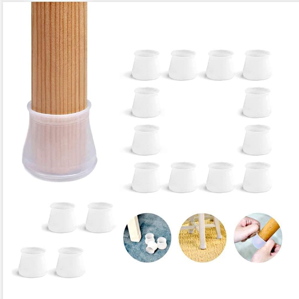 36pcs chair leg caps-banriwowi silicone chair leg floor protectors-silicone furniture caps- chair leg protectors for hardwood floors