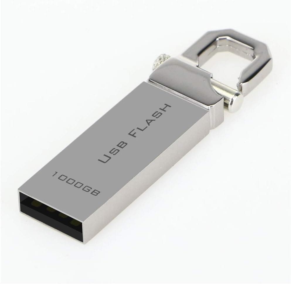 1TB 2.0 Flash Drive, VOJOASON USB 2.0 Flash Drive 1TB Ultra High-Speed Thumb Drive USB Stick 1000GB External Data Storage Drive 1TB Compatible with Computer/Laptop - 100Mb/s