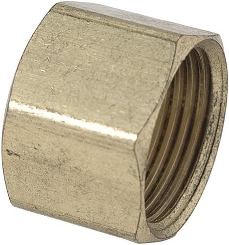 Brasscraft 61CP-6X Cap Lead-Free, 3/8-Inch, Rough Brass