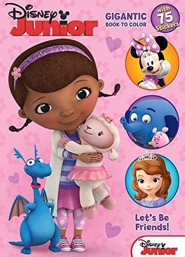 Bendon Disney Junior: Let's Be Friends Coloring and Activity Book, 224 Pages (10283)
