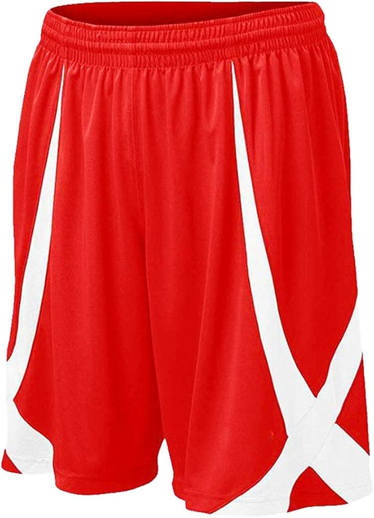 TOPTIE Men's Lounge Walking Shorts Pajama Active Shorts, Flag Football Shorts No Pockets, MMA Pro Shorts