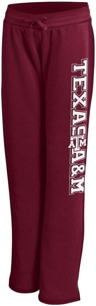 Elite Fan Shop Texas A&M Aggies Womens Sport Fleece Sweatpants - XL - Maroon