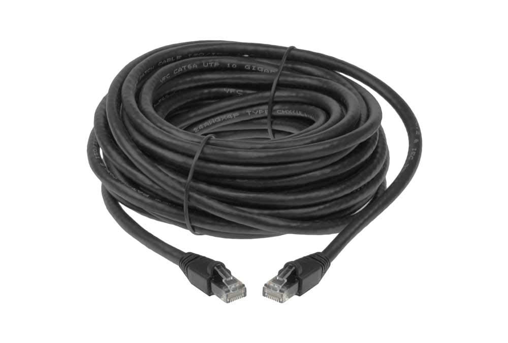SF Cable 35ft Cat 6A Unshielded (UTP) Ethernet Network Cable, 500MHz, 24AWG - Black