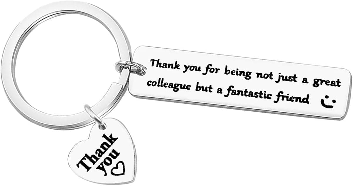 Colleague Appreciation Gift Coworker Friendship Gifts Thank You for Being Not Just a Great Colleague But a Fantastic Friend Keychain Coworker Leaving Farewell Gifts Going Away Gifts Goodbye Gifts