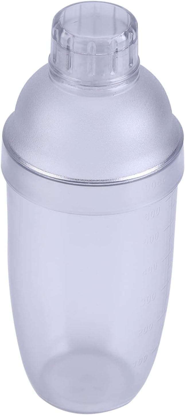 Shaker Bottle 700cc Cocktail Great Anti-leakage Transparent Milk Tea Drink PC Resin Shaking Container Tool with Comfortable Grip for Club Home Use