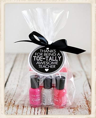 100 4W x2D x8H SPA Party Favor Bags Clear Gusseted Poly Manicure Pedicure