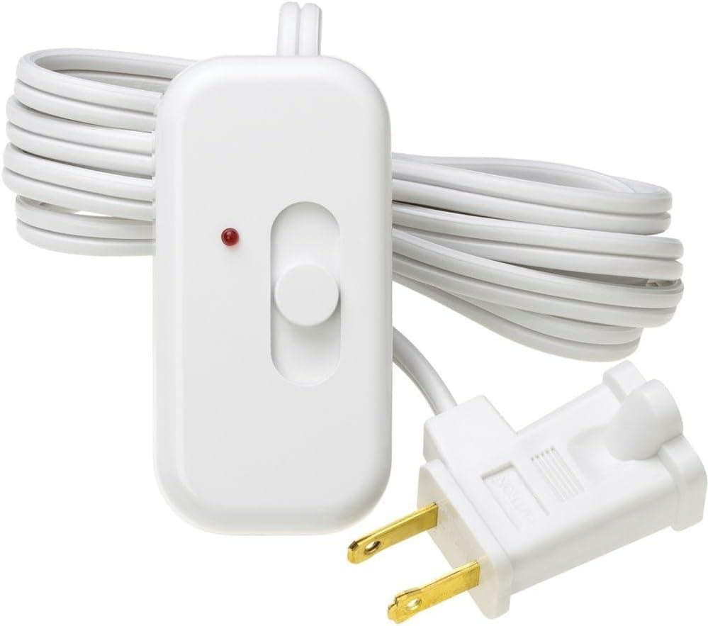 Lutron Credenza Plug-In Dimmer for Incandescent and Halogen with Locator Light, TT-300NLH-WH, White
