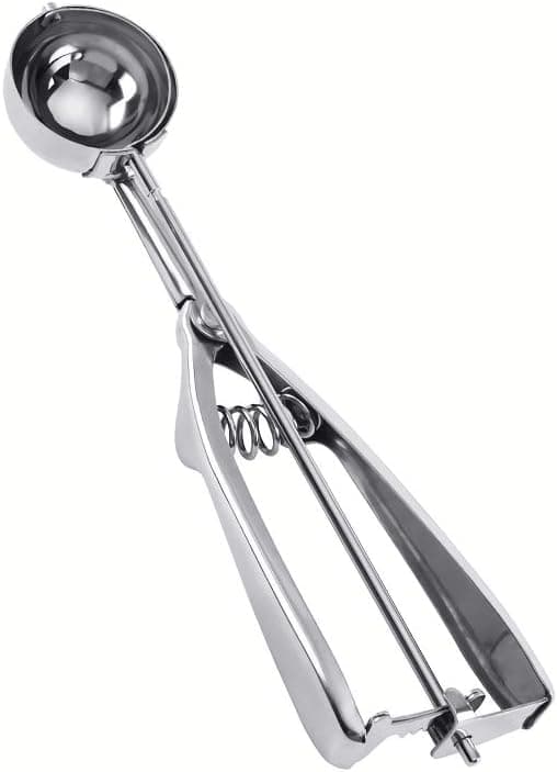 NIUTA Stainless Steel Cookie Scoop, Ice Cream Scoop ,Silver