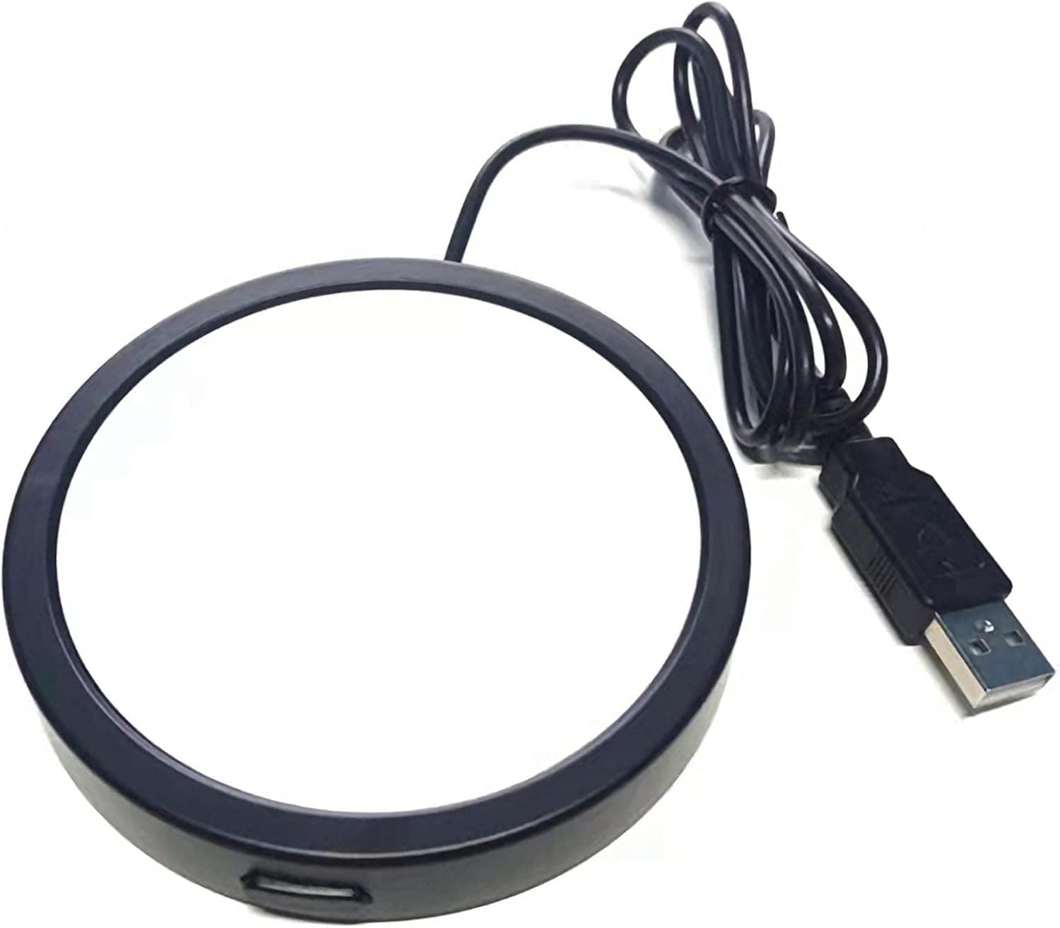amhshkou Coffee Warmer, USB Power Supply, one-Button Switch, Suitable for Heating Thermostat for Coffee, Milk and Beverages in The Office and Home Black