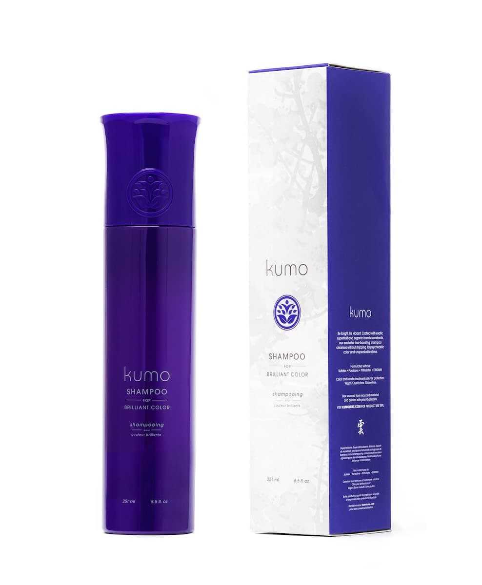 Kumo Shampoo for Brilliant Color – Sulfate free Shampoo for Dry, Damaged, Curly, Frizzy, or Color Treated Hair, Curly hair shampoo and colored hair, Paraben free.