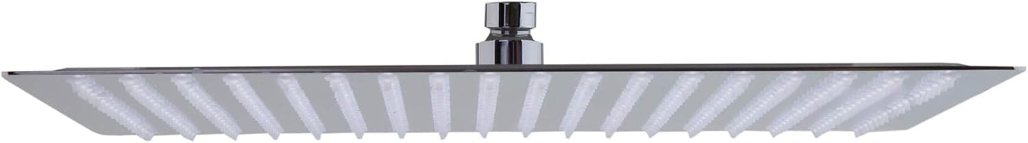 ALFI brand RAIN16S 16-Inch Solid Square Ultra Thin Rain Shower Head, Polished Stainless Steel