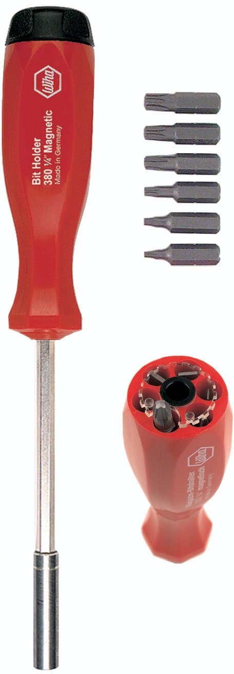 Wiha 38008 Multi-Bit Torx Screwdriver with Wiha Power Handle, T10-T40